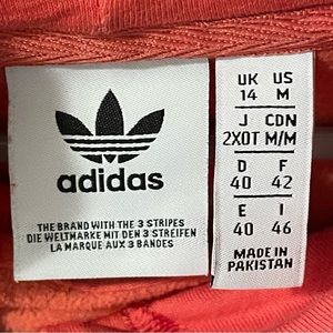 Womens size medium reddish orange hoodie